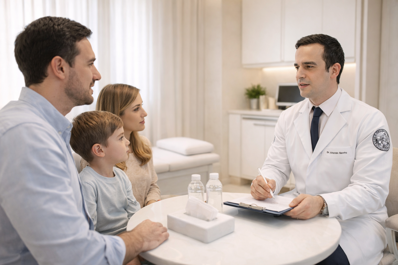 Linha do tempo mostrando a resolução espontânea da fimose por faixa etária, do recém-nascido aos 16 anos